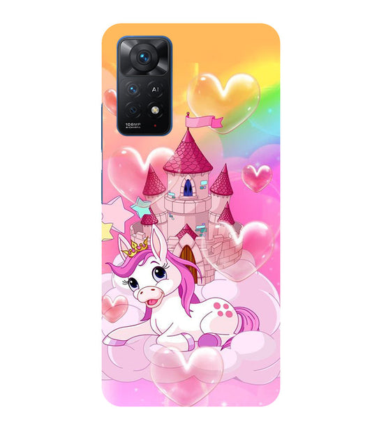 Cute Unicorn Design back Cover For  Mi Redmi Note 11 Pro/ 11 Pro Plus 5G