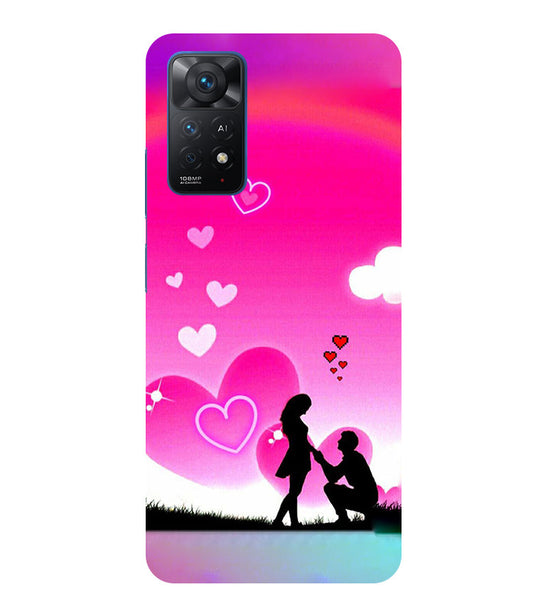 Beautiful Couple Propose  Back Cover For  Mi Redmi Note 11 Pro/ 11 Pro Plus 5G