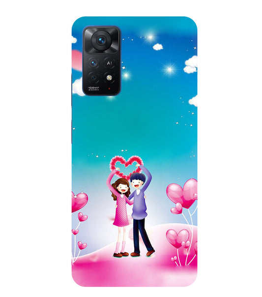 Couple Heart Back Cover For  Mi Redmi Note 11 Pro/ 11 Pro Plus 5G