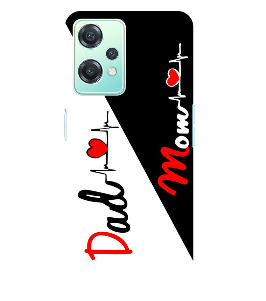 Mom Dad Love quotes Back Cover For  Oneplus Nord CE 2 Lite 5G