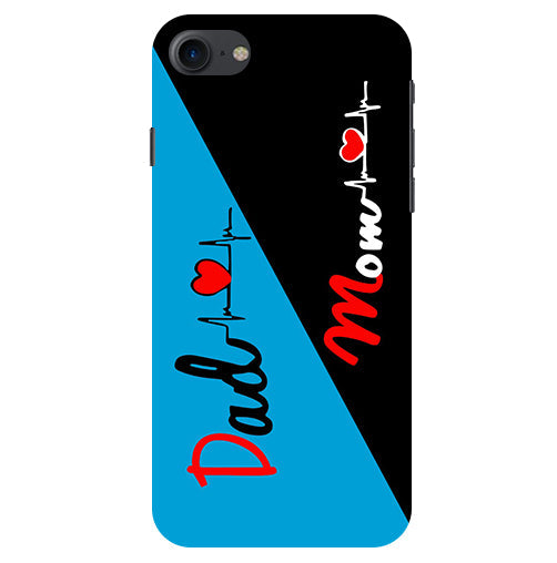 Mom Dad 2 Love quotes Back Cover For Apple Iphone SE 2020
