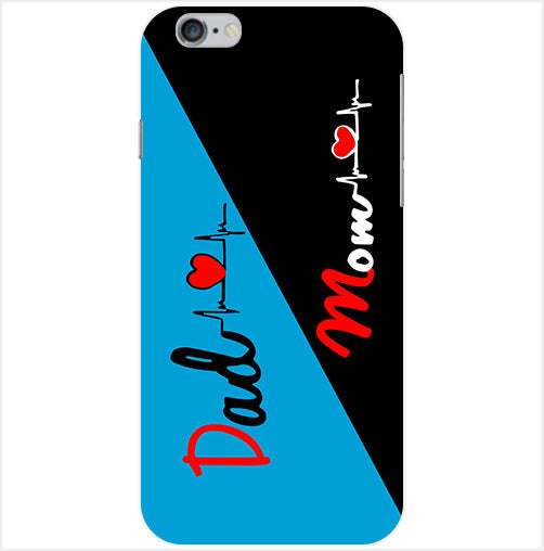 Mom Dad 2 Love quotes Back Cover For Apple Iphone 6/6S