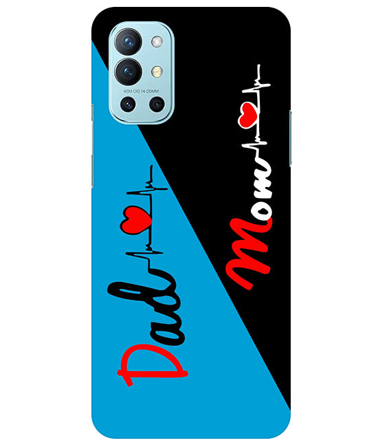 Mom Dad 2 Love quotes Back Cover For Oneplus 9R