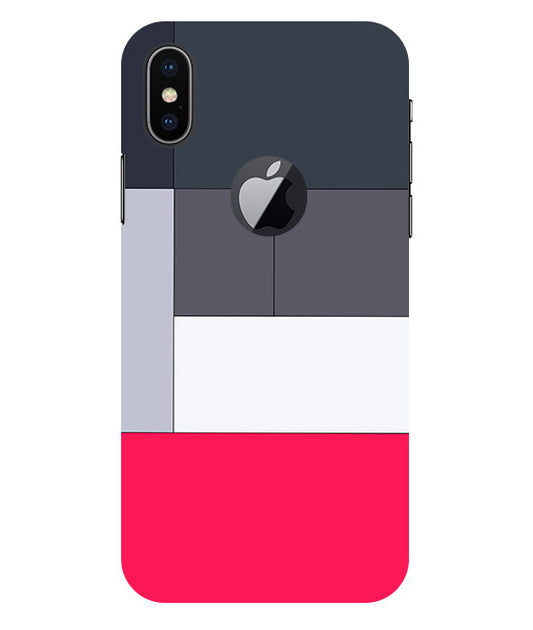 3D Box Design Back Cover For Apple Iphone X Logocut
