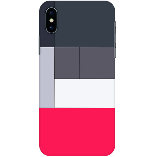 3D Box Design Back Cover For Apple Iphone X