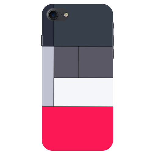 3D Box Design Back Cover For Apple Iphone 8