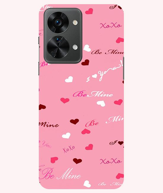 Be Mine Back Cover For Oneplus Nord 2T 5G