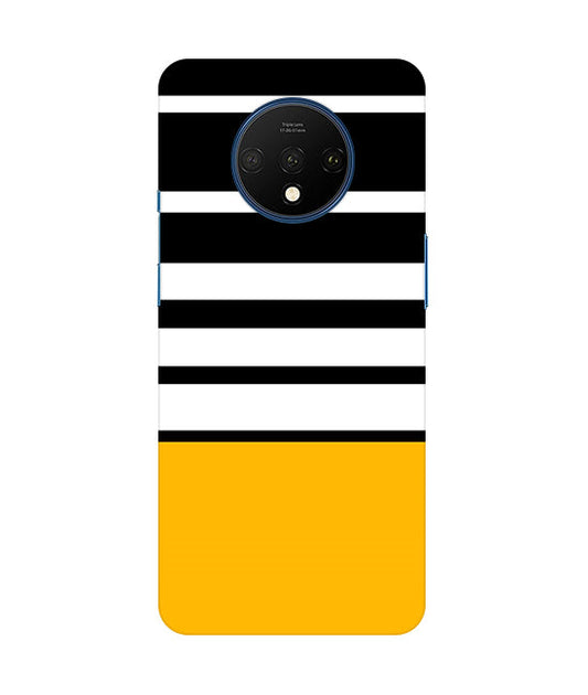 Horizontal Stripes Back Cover For  Oneplus 7T