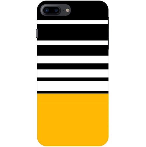 Horizontal Stripes Back Cover For  Apple Iphone 8 Plus