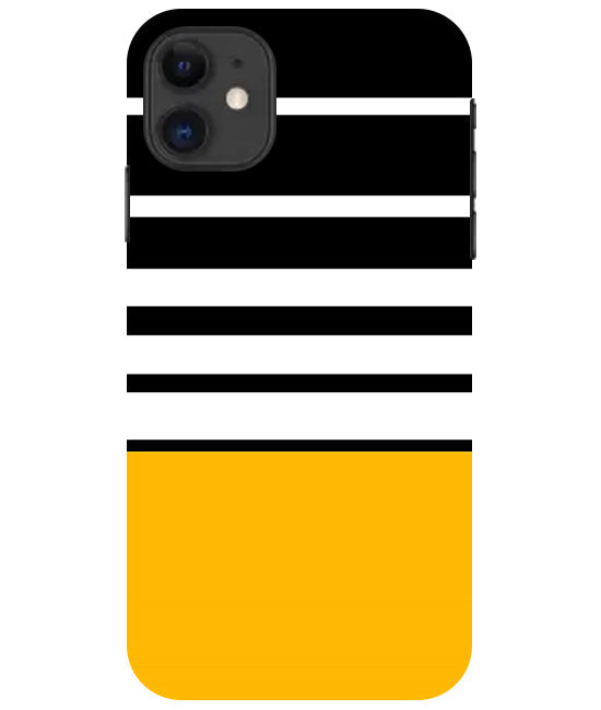 Horizontal Stripes Back Cover For Apple Iphone 11