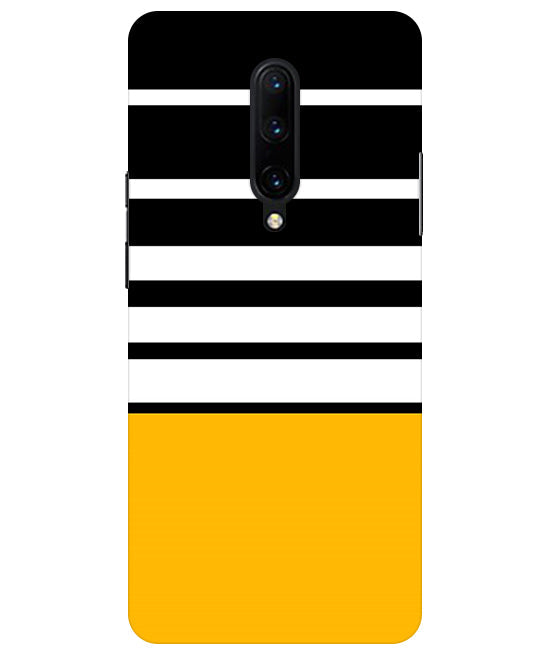 Horizontal Stripes Back Cover For OnePlus 7 Pro