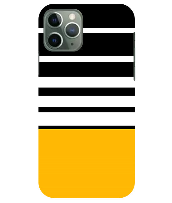Horizontal Stripes Back Cover For Apple Iphone 11 Pro Max