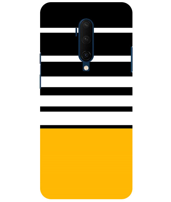 Horizontal Stripes Back Cover For Oneplus 7T Pro