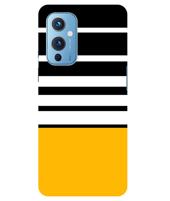 Horizontal Stripes Back Cover For Oneplus 9
