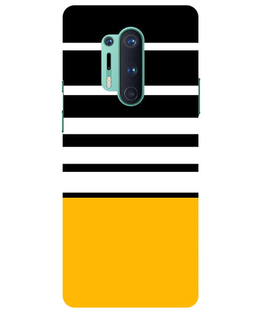 Horizontal Stripes Back Cover For  Oneplus 8 Pro