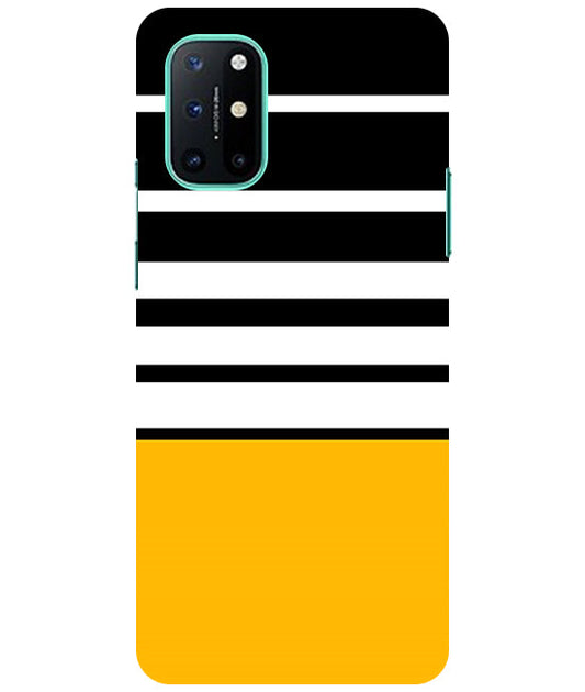 Horizontal Stripes Back Cover For  Oneplus 8T