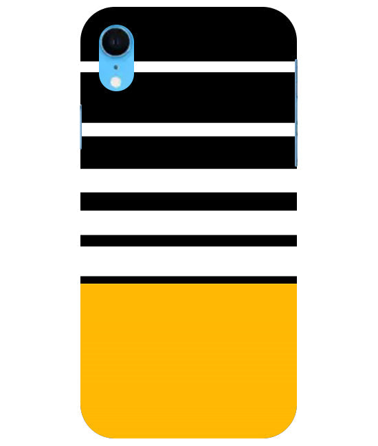 Horizontal Stripes Back Cover For Apple Iphone Xr