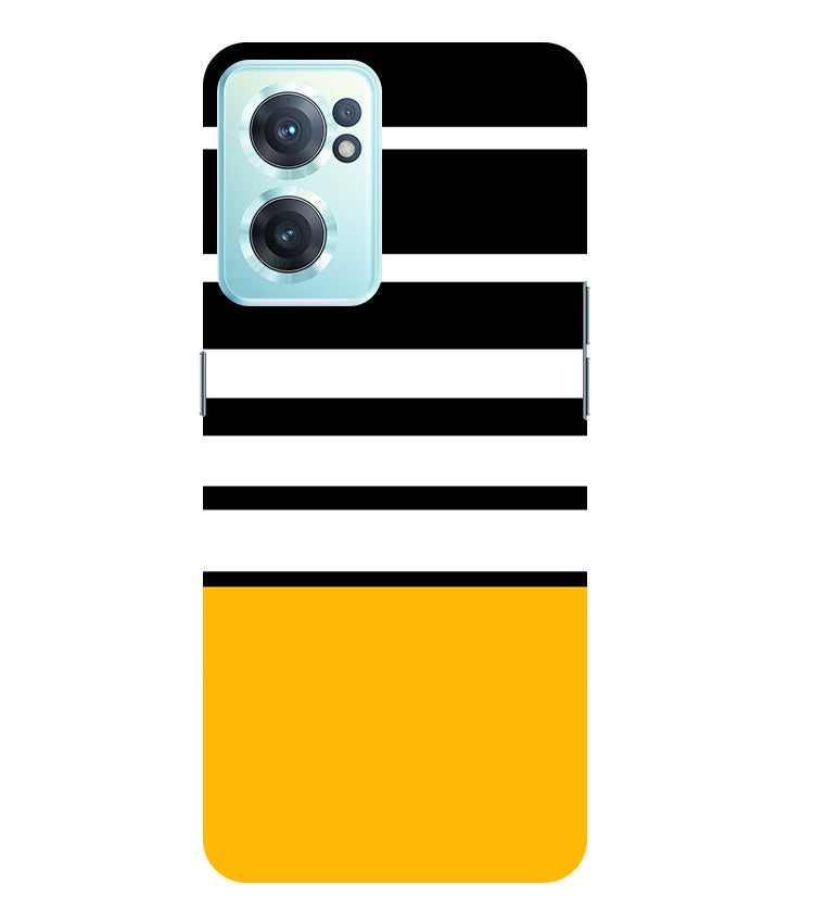 Horizontal Stripes Back Cover For Oneplus Nord CE 2 5G