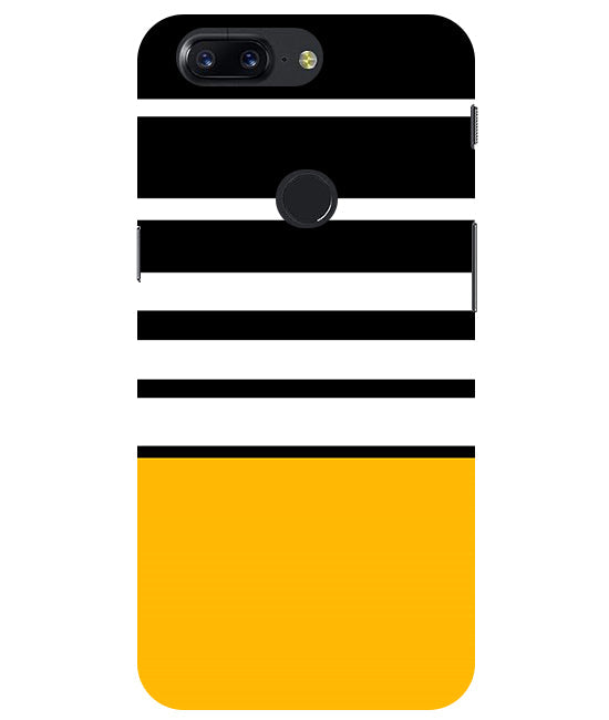 Horizontal Stripes Back Cover For Oneplus 5T