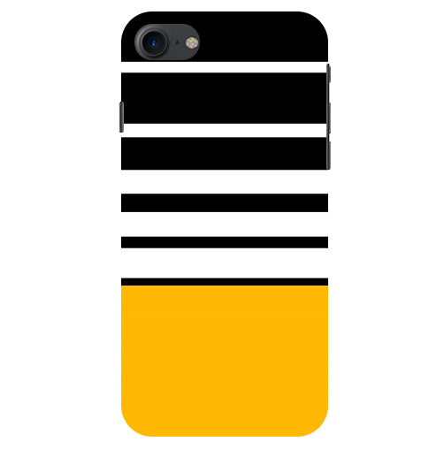 Horizontal Stripes Back Cover For Apple Iphone 8
