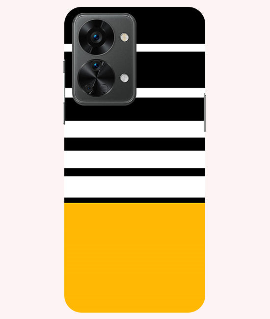 Horizontal Stripes Back Cover For Oneplus Nord 2T 5G