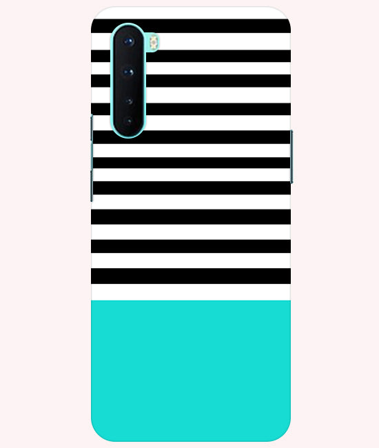 Horizontal Multicolor Stripes Back Cover For Oneplus Nord 5G