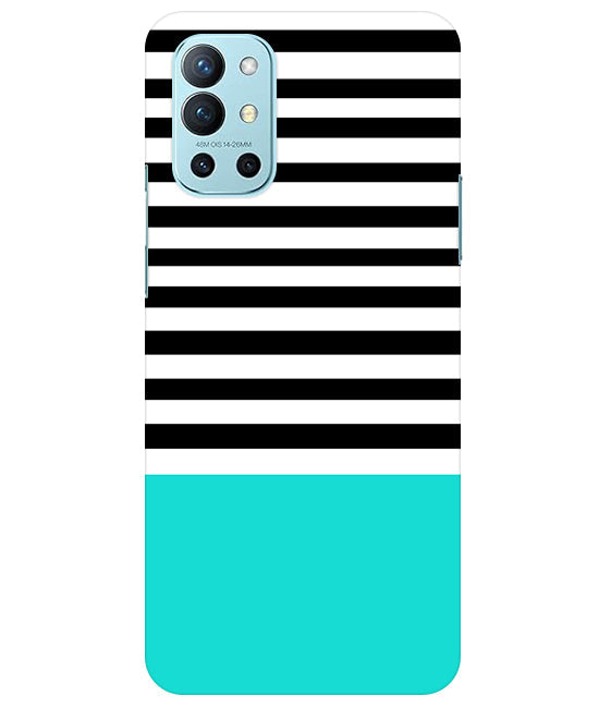 Horizontal Multicolor Stripes Back Cover For Oneplus 9R