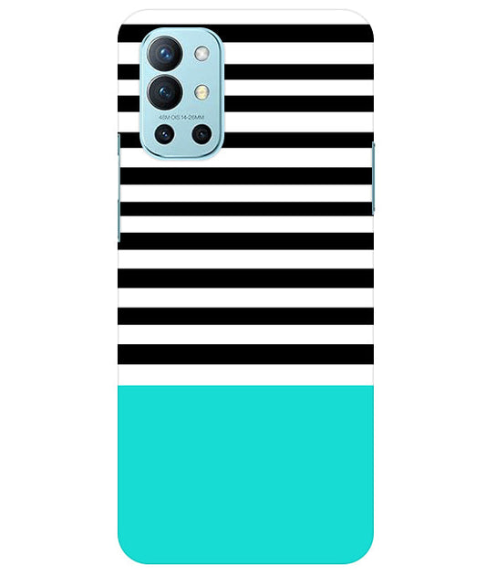 Horizontal  Multicolor Stripes Back Cover For  Oneplus 9R
