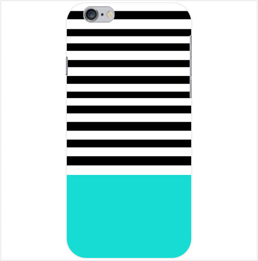 Horizontal Multicolor Stripes Back Cover For Apple Iphone 6/6S