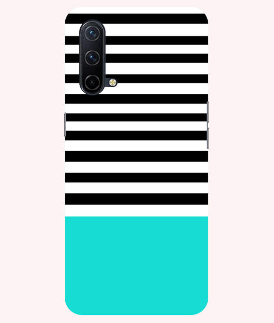 Horizontal  Multicolor Stripes Back Cover For  Oneplus Nord CE  5G