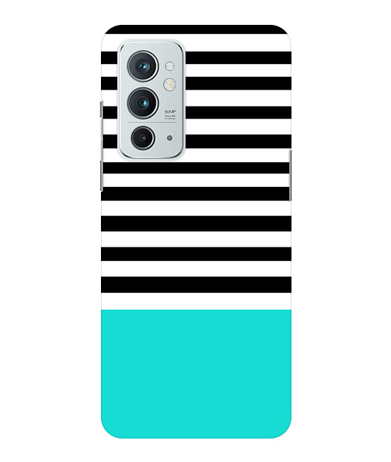 Horizontal Multicolor Stripes Back Cover For Oneplus 9RT