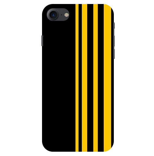 Vertical  Stripes Back Cover For  Apple Iphone 8