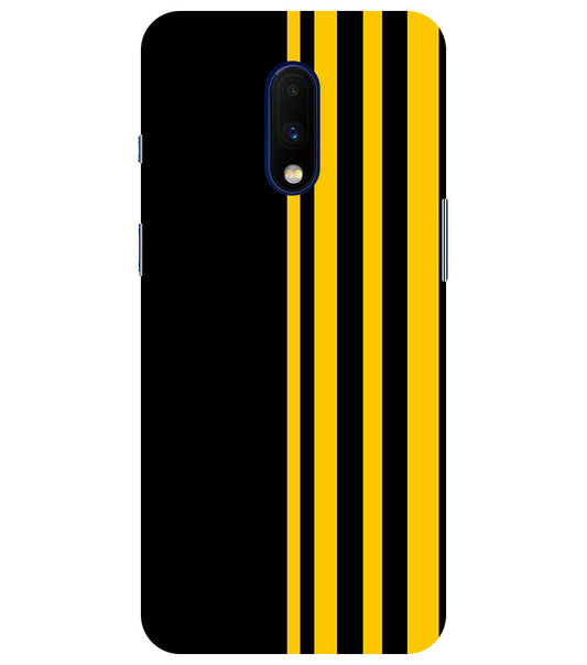 Vertical  Stripes Back Cover For  Oneplus 7