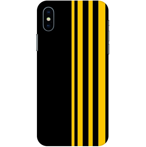Vertical Stripes Back Cover For Apple Iphone Xs