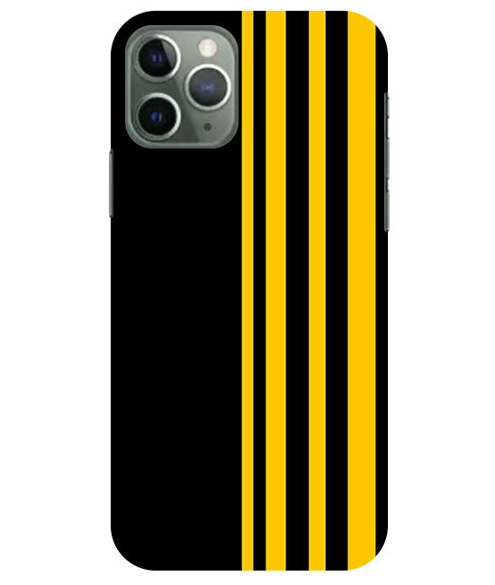 Vertical Stripes Back Cover For Apple Iphone 11 Pro