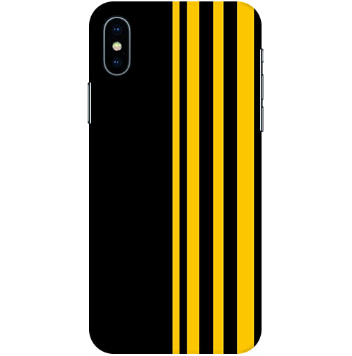 Vertical  Stripes Back Cover For  Apple Iphone X