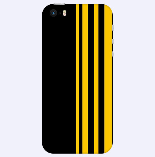 Vertical  Stripes Back Cover For  Apple Iphone 5/5S