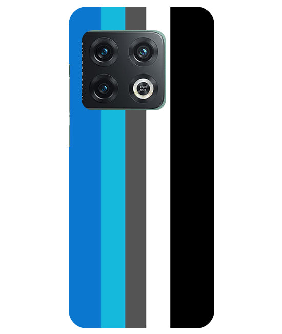 Vertical Multicolor Stripes Back Cover For Oneplus 10 Pro 5G