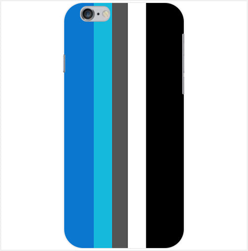 Vertical Multicolor Stripes Back Cover For Apple Iphone 6/6S