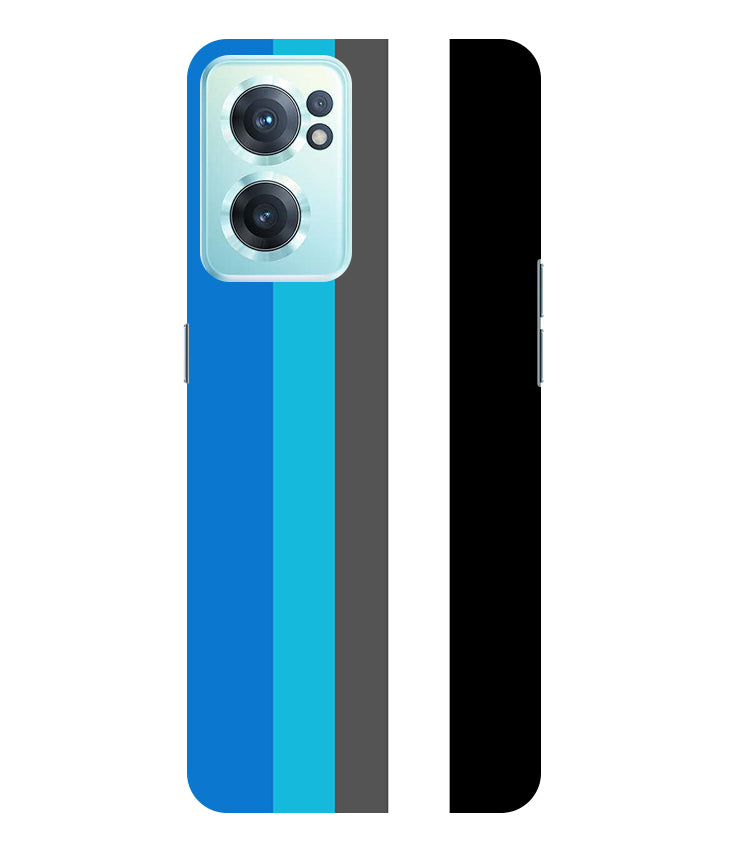 Vertical Multicolor Stripes Back Cover For Oneplus Nord CE 2 5G