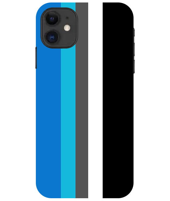 Vertical Multicolor Stripes Back Cover For Apple Iphone 11