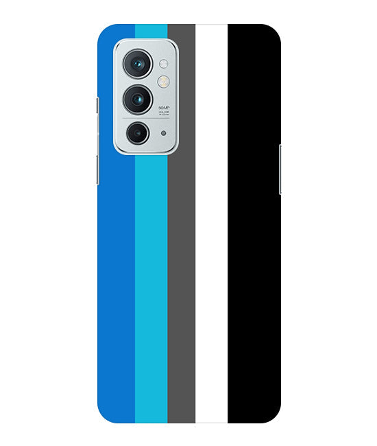 Vertical Multicolor Stripes Back Cover For Oneplus 9RT