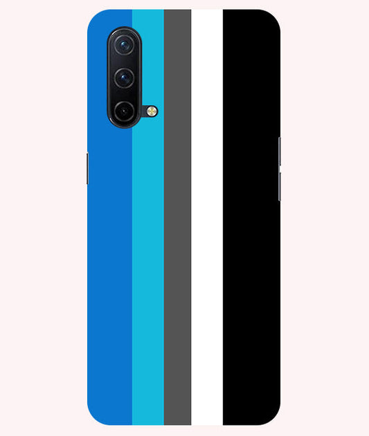 Vertical Multicolor  Stripes Back Cover For  Oneplus Nord CE  5G
