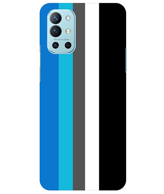 Vertical Multicolor  Stripes Back Cover For  Oneplus 9R