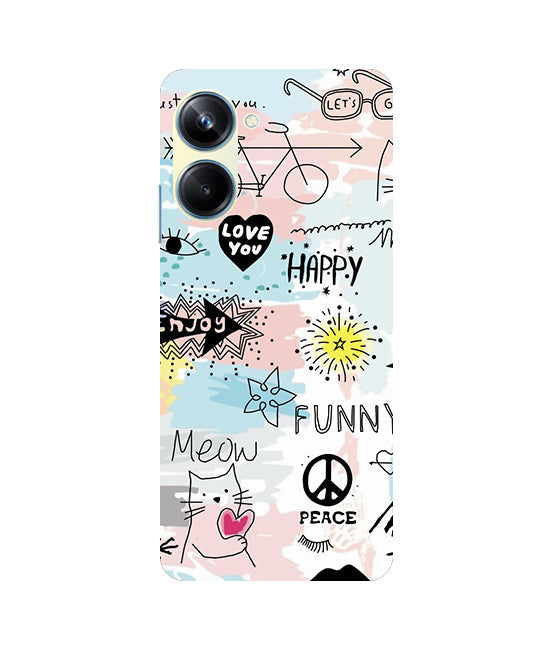 Love You Back Cover For Realme 9i 5G