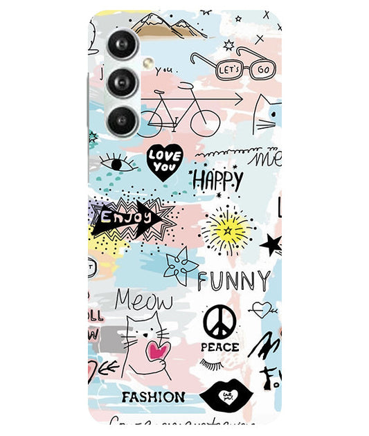 Love You Back Cover For  Samsug Galaxy F54 5G / M54 5G