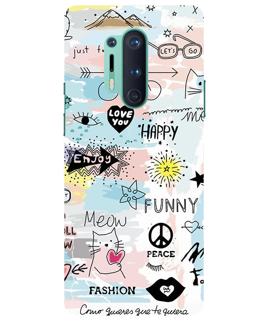 Love You Back Cover For Oneplus 8 Pro