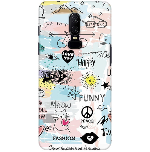 Love You Back Cover For Oneplus 6