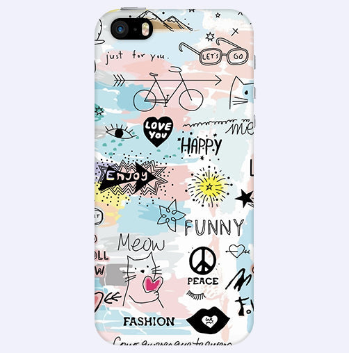 Love You Back Cover For  Apple Iphone 5/5S