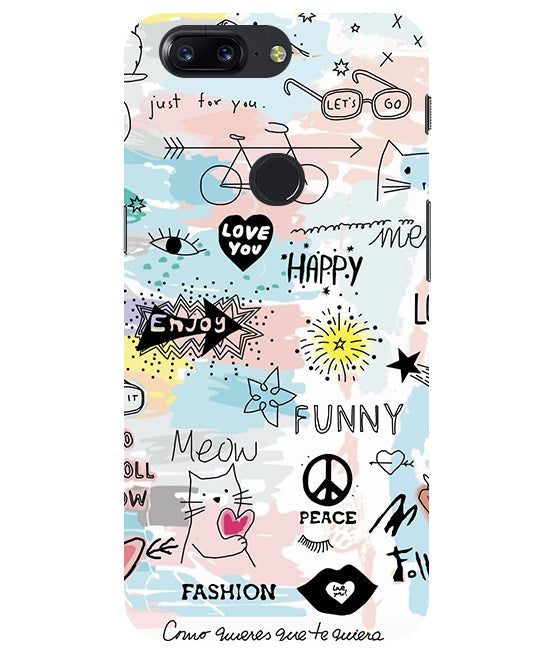 Love You Back Cover For Oneplus 5T